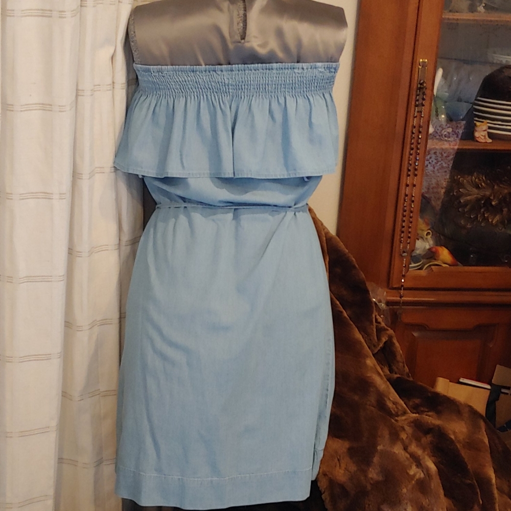 Loft Boho Sexy Strapless Shoulder Dress - Picture 2 of 5